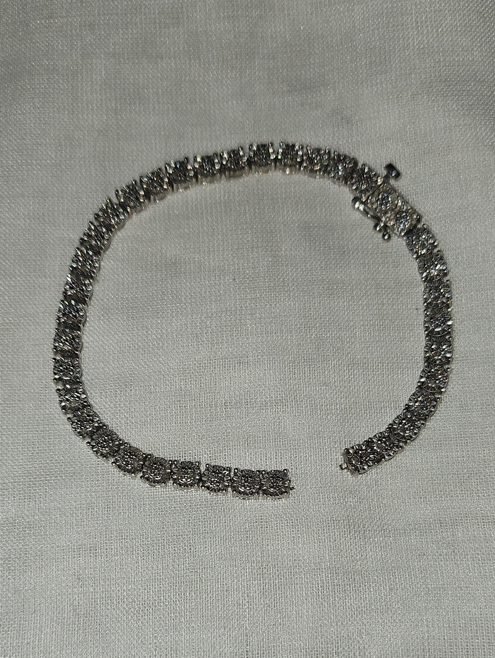 Sterling Silver Tennis Bracelet With 1/4 ct. t.w. project jewelry